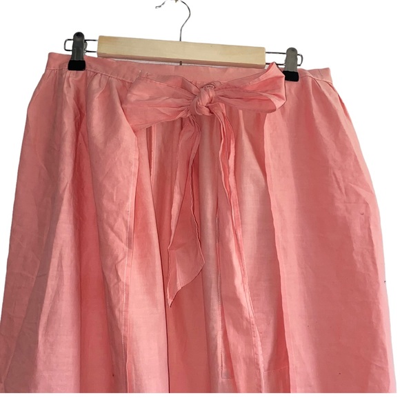 Beautiful Vintage striped apron, sash in back, with pocket, excellent condition - Picture 5 of 16